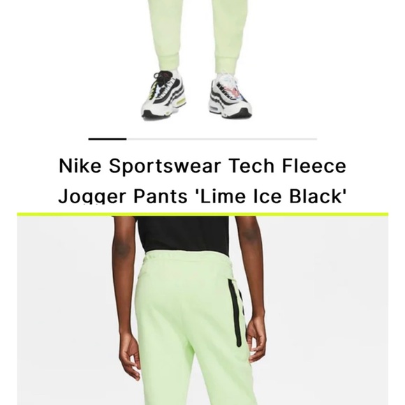 Brand New Nike Tech Pants- Lime Green and Black- Men’s XXL - Picture 10 of 10